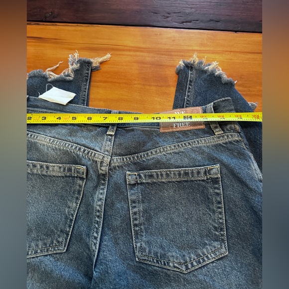 Women’s We The Free by Free People Maggie Midrise Straight Leg Jeans Size 25 NWT - Picture 8 of 10